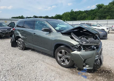 2018 Toyota Highlander Limited from USA, damaged, VIN 5TDDZRFH3JS888511